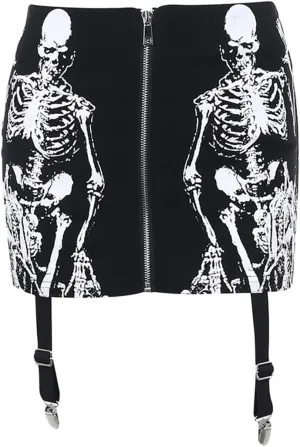 Women Gothic Mini Skirt Fairy Grunge Punk High Waisted A-Line Pleated Skirts Y2k E-Girl Long Maxi Skirt