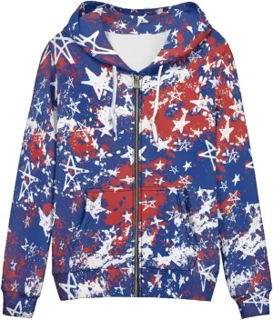 Women Hoodies with Full Zipper Oversized Streetwear Hoodie for Women Fall Winter Cozy Pullover Sweatshirt