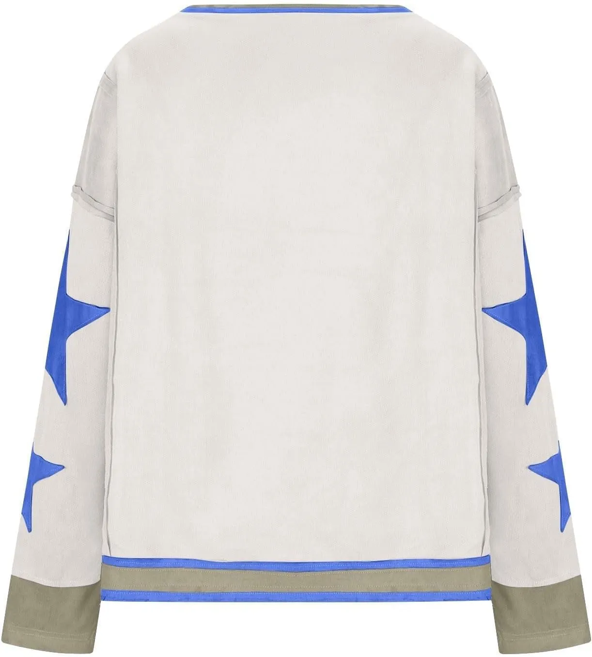 Women Oversized Sweatshirt Long Sleeve Crewneck Cotton Hoodies Free A Star Tee Shirts Y2K 2024 Fall Pullover Clothes