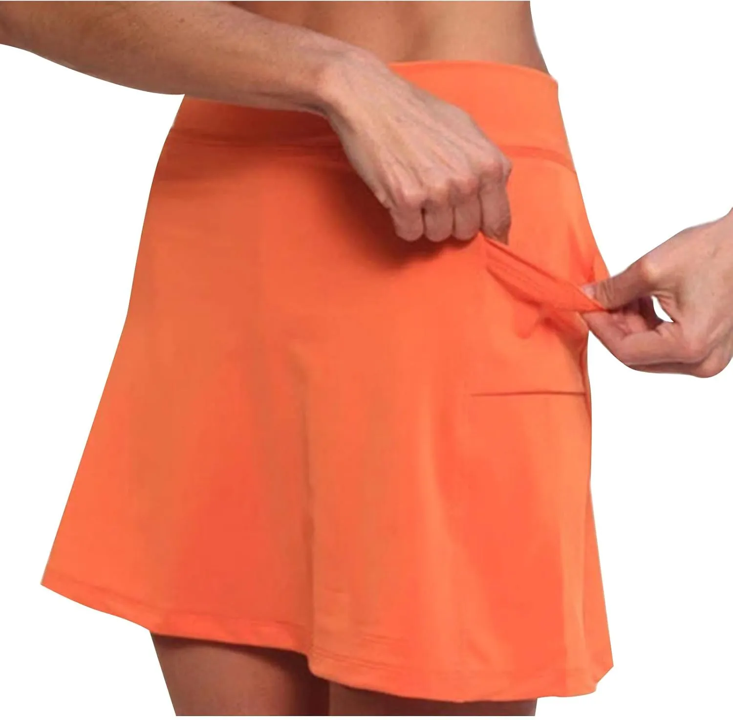Women's 2-in-1 Double Layer Shorts Skirt Shorts Skort High Waisted Tennis Skirts Golf Skorts Skirts Layered Mini Skirts