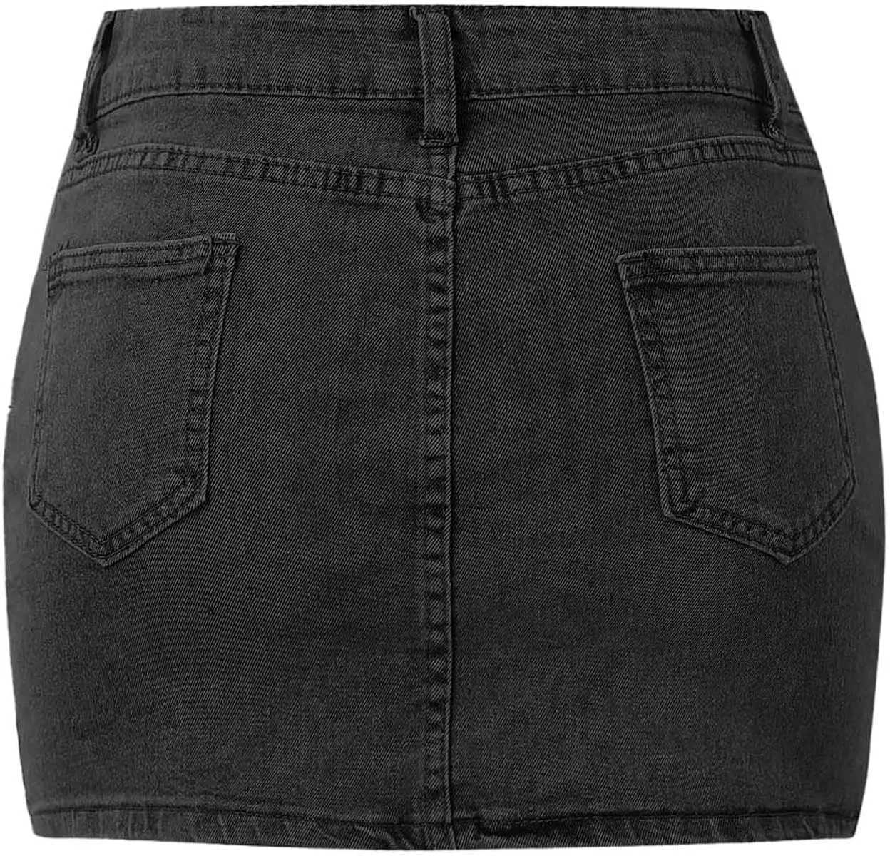 Womens Denim Skirts Jean High Waisted Casual Short Mini Skirt Summer Outfits Fashion Cute Clothes with Pockets