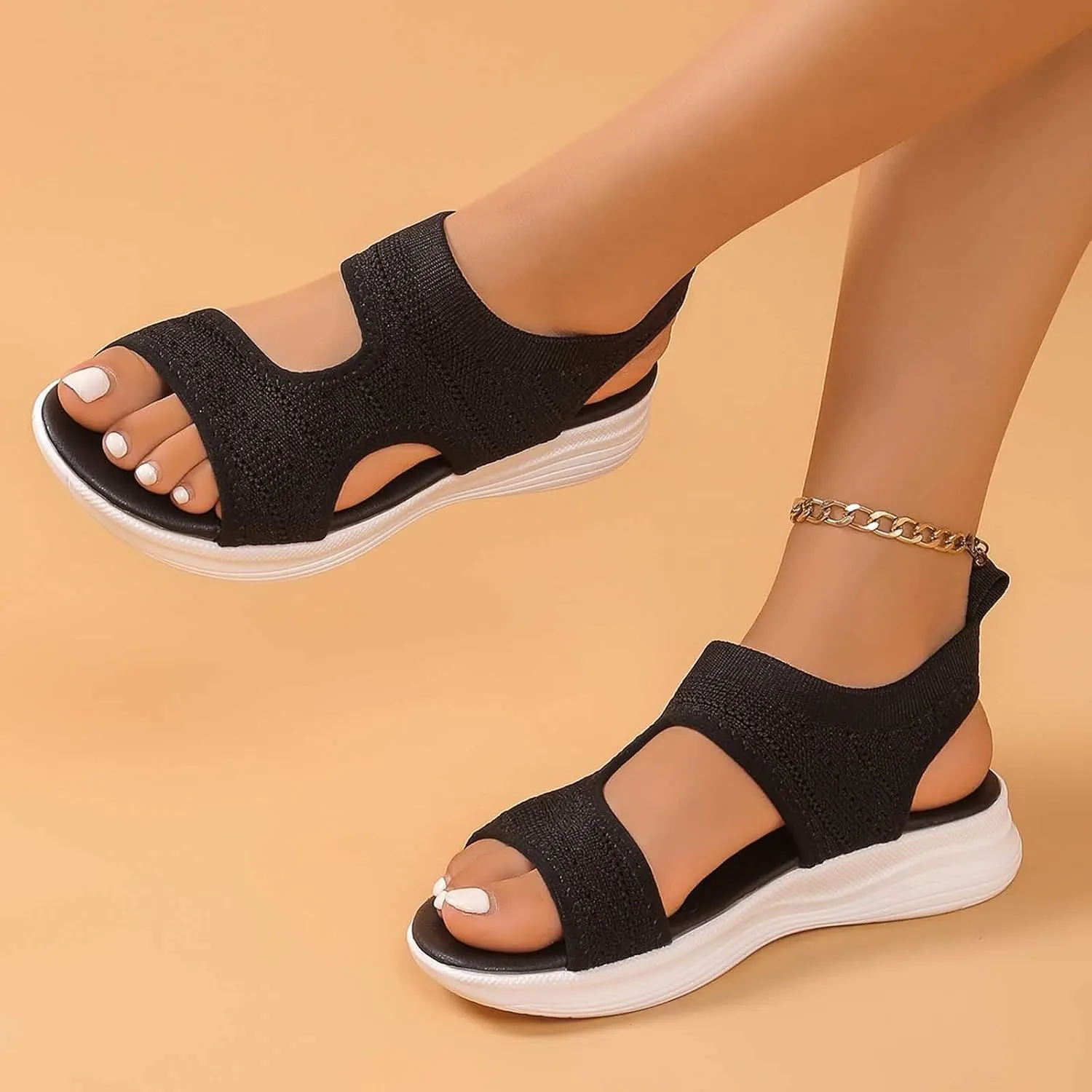 Womens Espadrilles Sandals Walking Sports Athletic Sandals Comfortable Casual Outdoor Lightweight Summer Beach Water Shoes