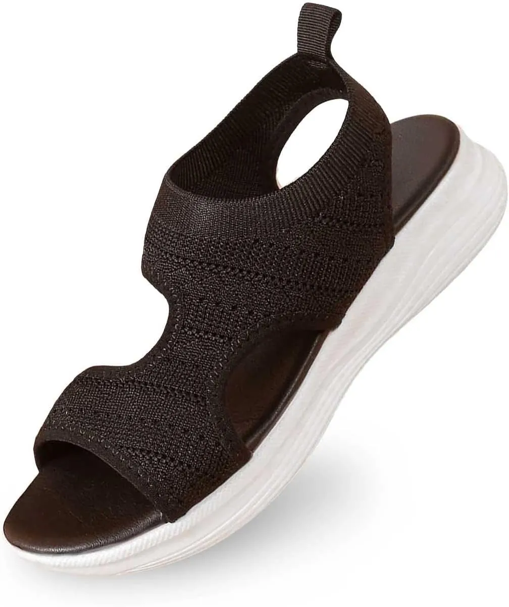 Womens Espadrilles Sandals Walking Sports Athletic Sandals Comfortable Casual Outdoor Lightweight Summer Beach Water Shoes