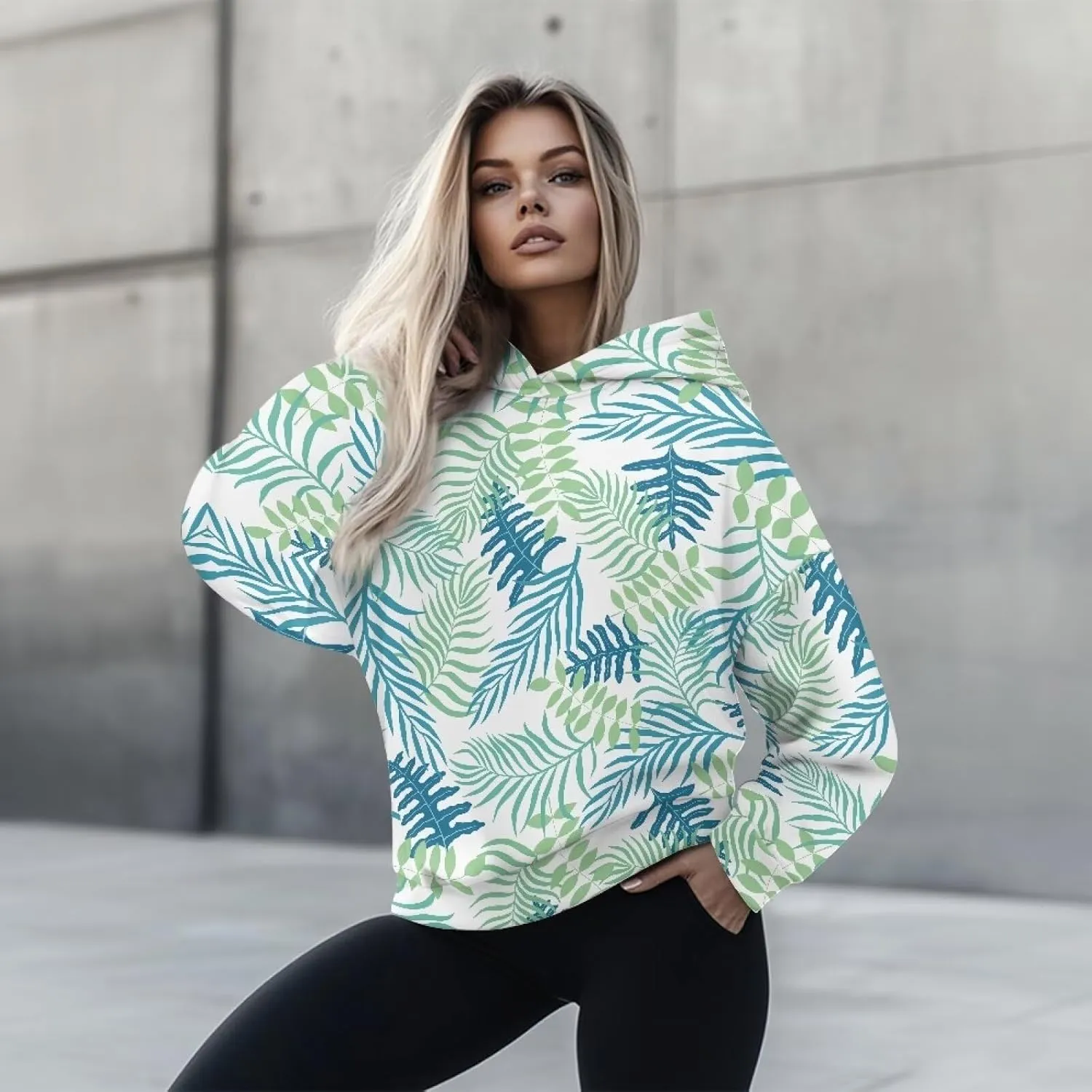 Women's Hooded Sweatshirts Cozy Lightweight Long Sleeve Hoodies Casual Sports Gym Pullover Tops Size S-2XL