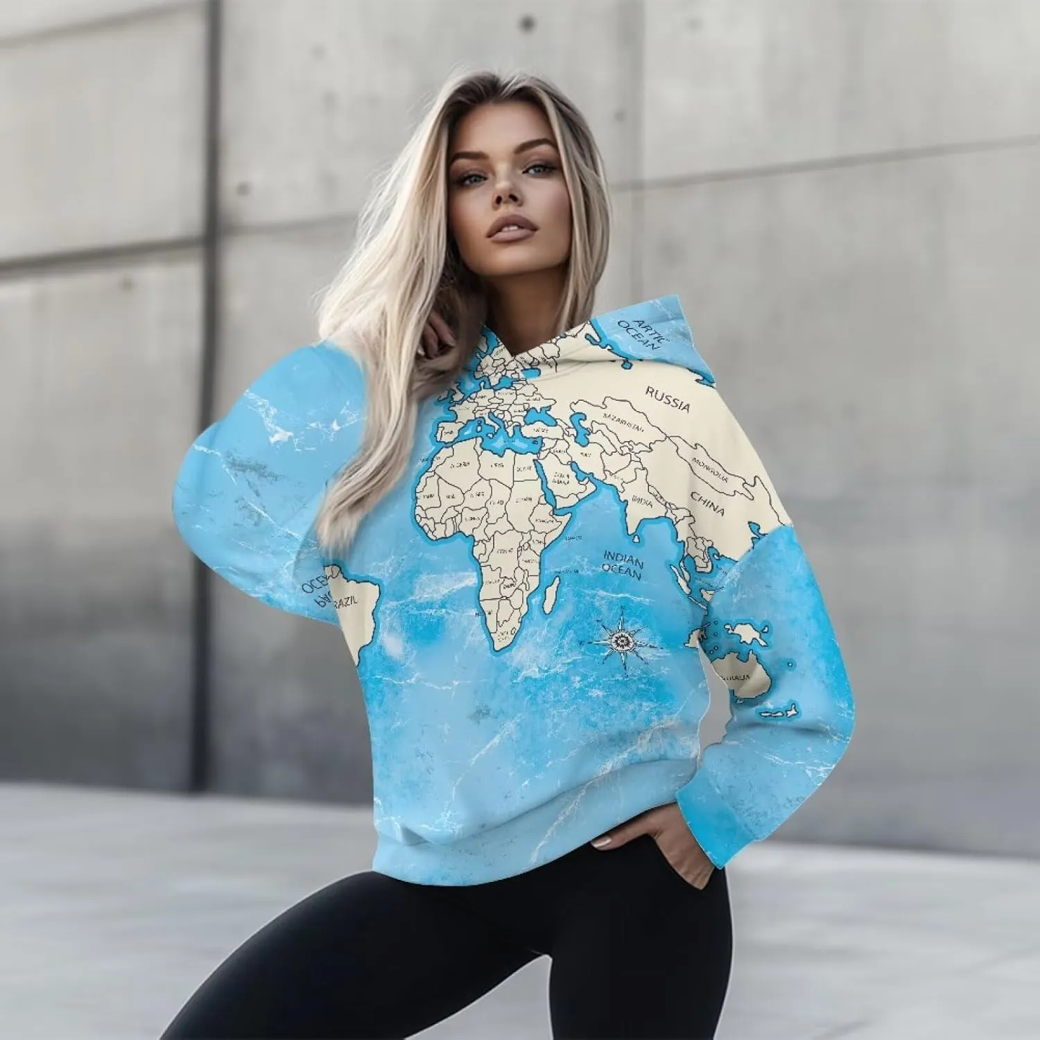Women's Hooded Sweatshirts Cozy Lightweight Long Sleeve Hoodies Casual Sports Gym Pullover Tops Size S-2XL