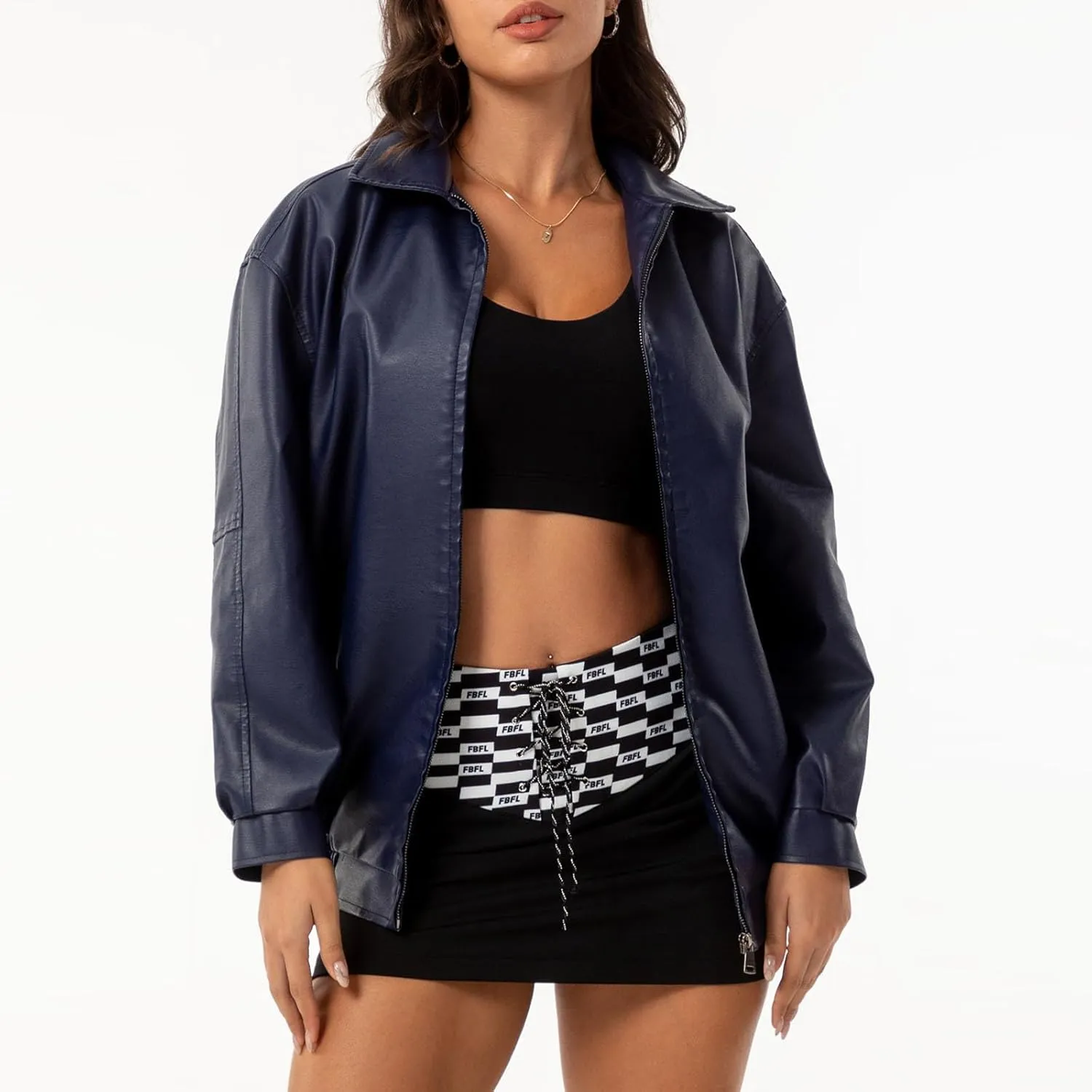 Womens Oversized Leather Blazer Jackets Faux Suede Fall Fashion Motorcycle Coats Jacket Winter Outfits Clothes 2024