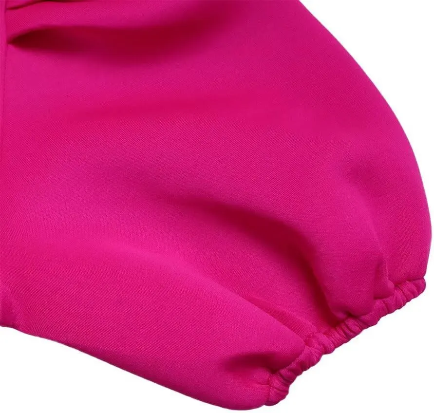 Womens Plus Size Stretchy A Line Summer Dresses Sweetheart Neck Puff Short Sleeve Tie Swing A Line Midi Dress