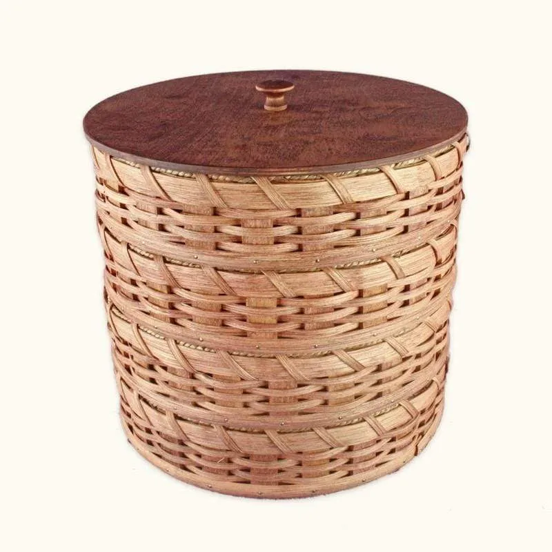 Wooden Communion Tray | Amish Woven Commuinion Cup Holder