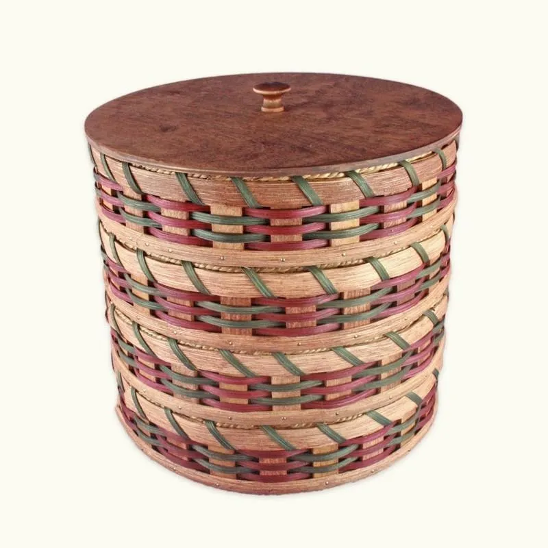 Wooden Communion Tray | Amish Woven Commuinion Cup Holder
