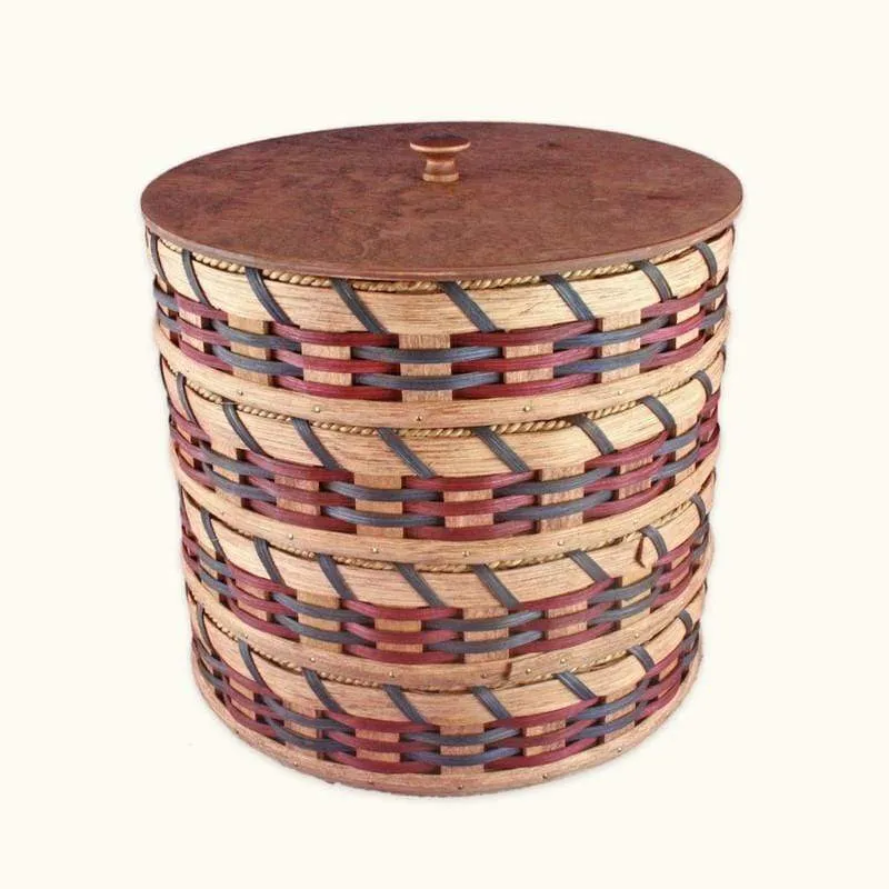 Wooden Communion Tray | Amish Woven Commuinion Cup Holder