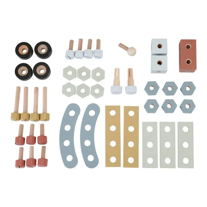 Wooden Workbench With Toy Tools