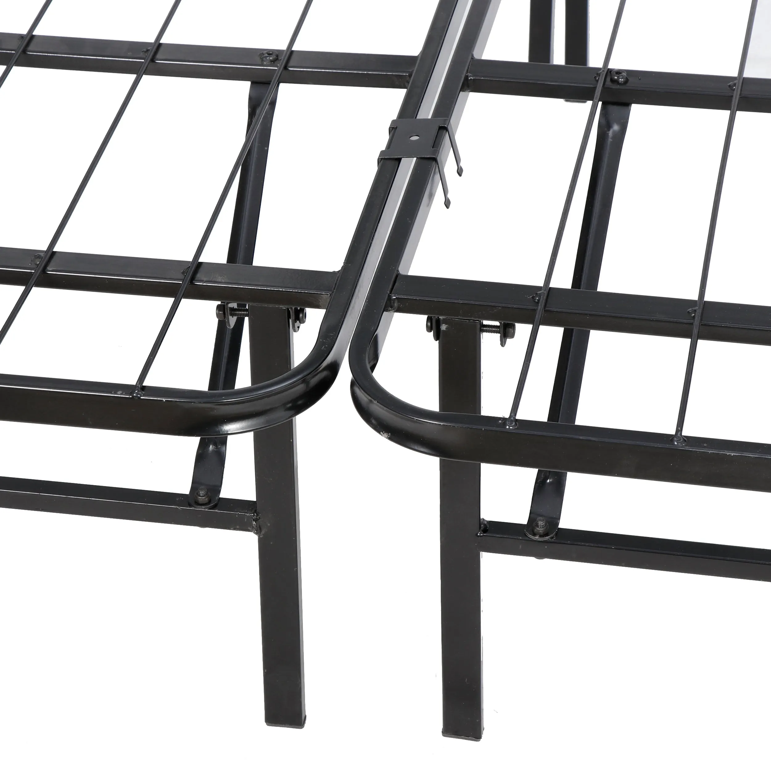 ZENY™ 14 Inch Metal Platform Foldable Bed Frame, Queen Size, No Box Spring Needed