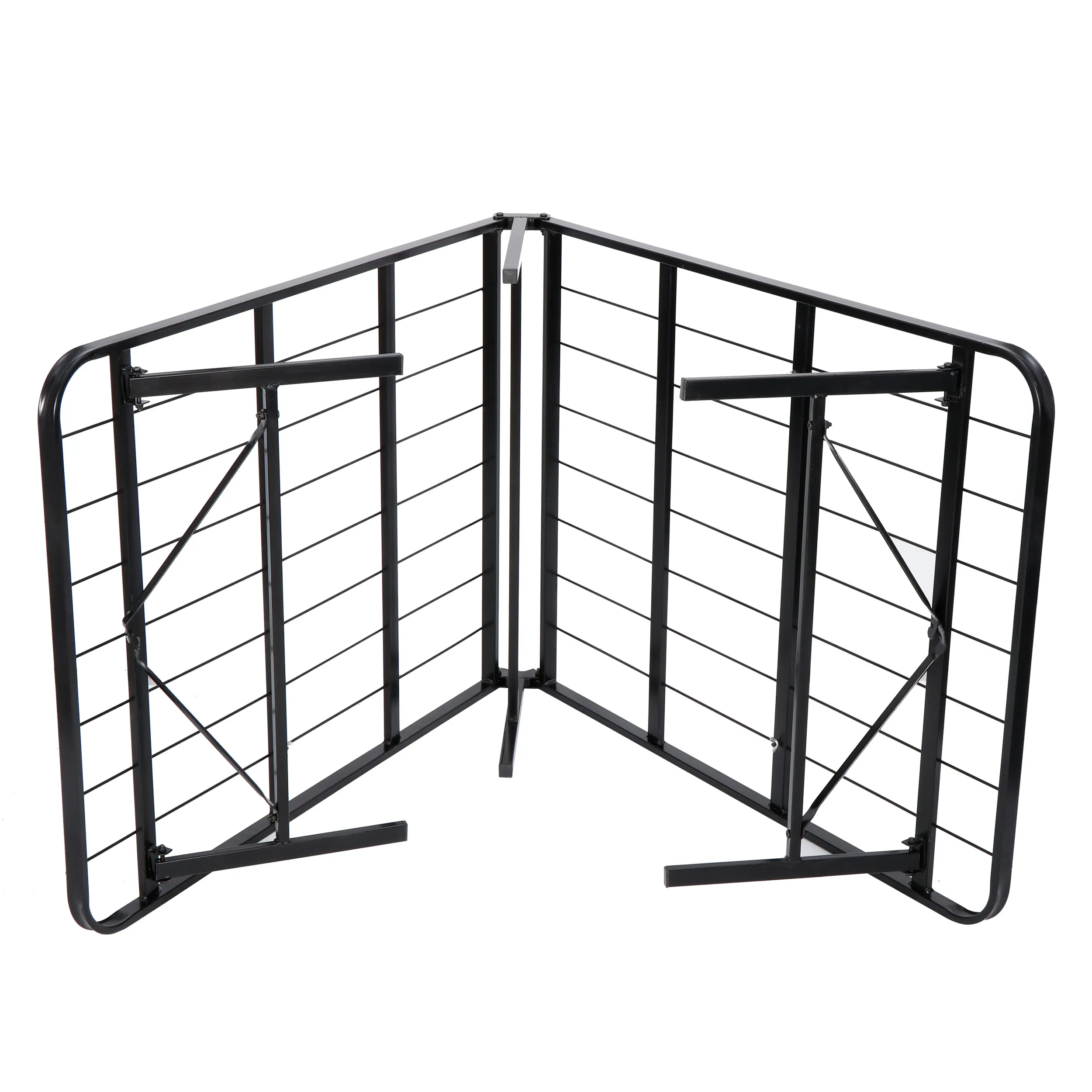 ZENY™ 14 Inch Metal Platform Foldable Bed Frame, Queen Size, No Box Spring Needed