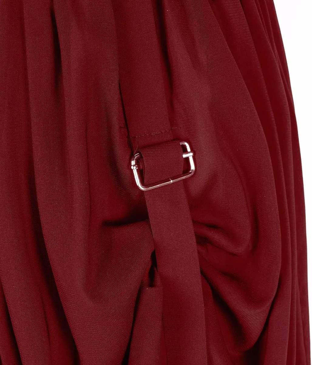 ZZEQYG Women's Victorian Renaissance Skirt Double-Layer Long Skirts