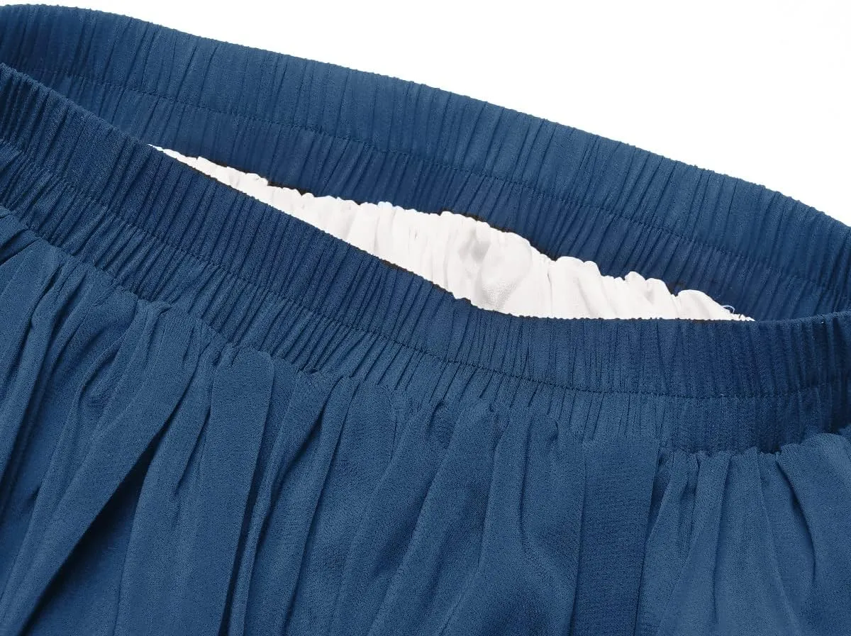 ZZEQYG Women's Victorian Renaissance Skirt Double-Layer Long Skirts